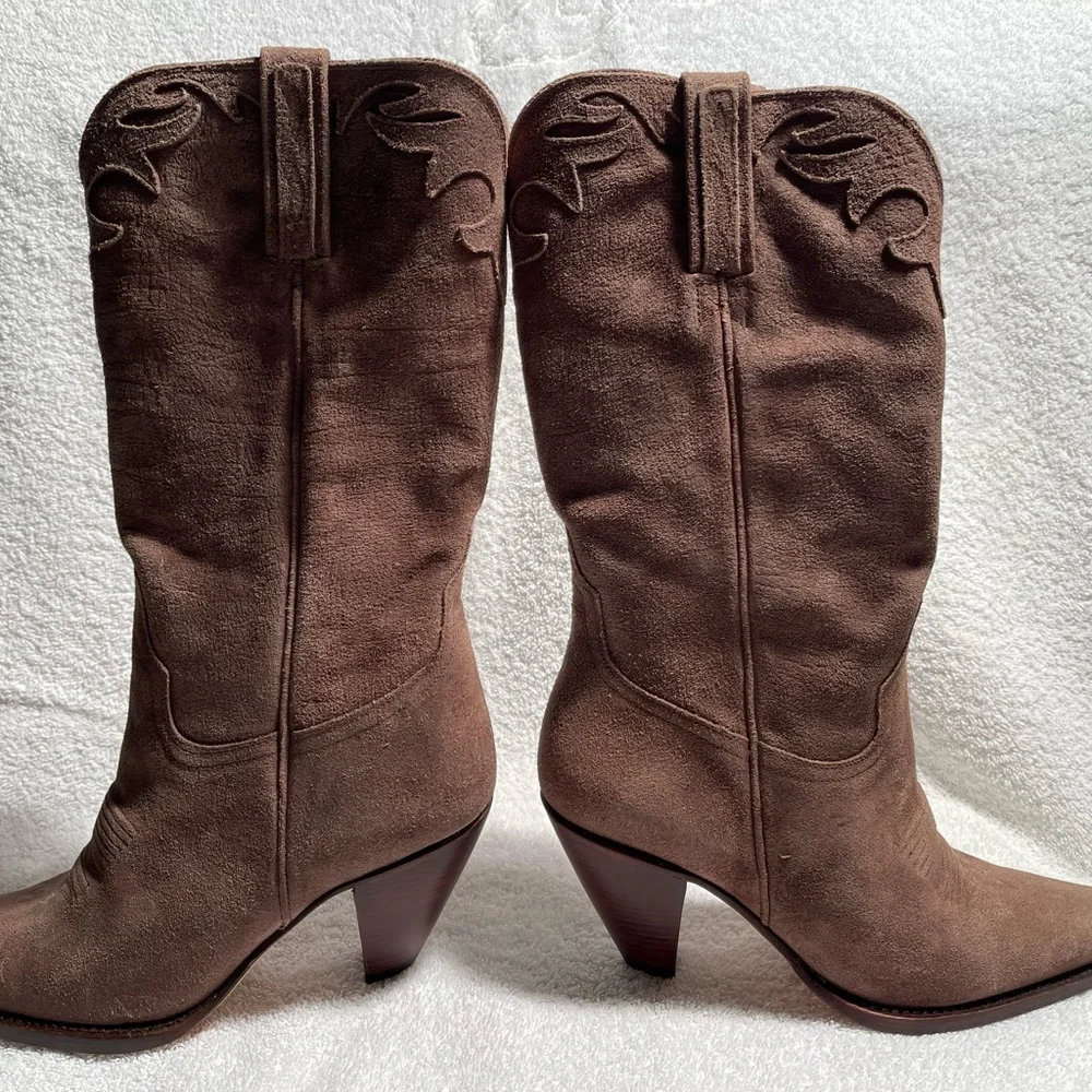 NEW! Charlie 1 Horse Lucchese Heeled Boot 7B - Picture 4 of 13